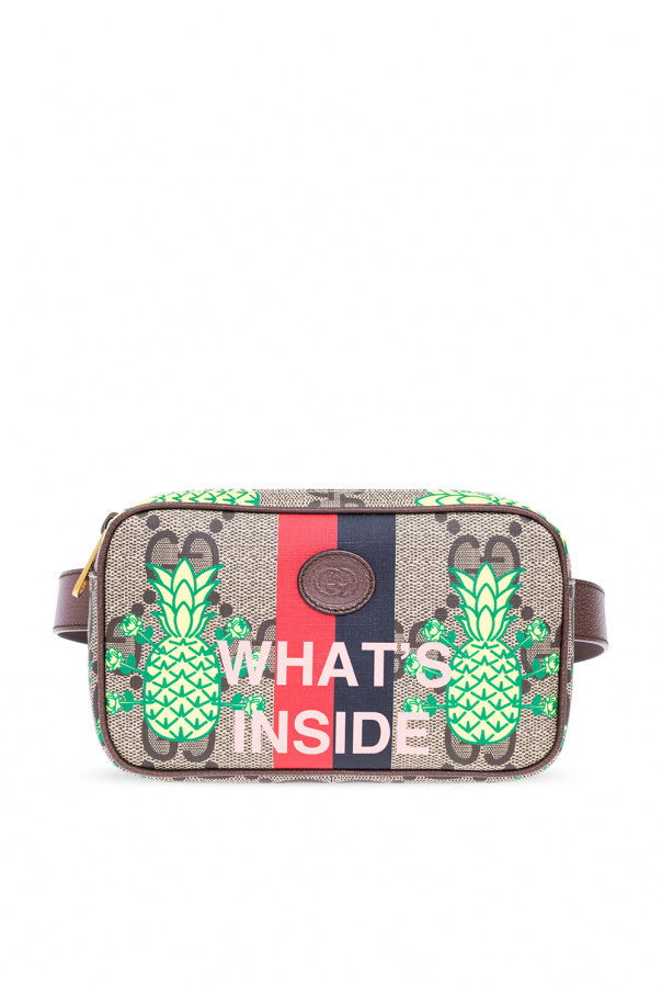 gucci sneaker The ‘gucci sneaker Pineapple’ collection belt bag