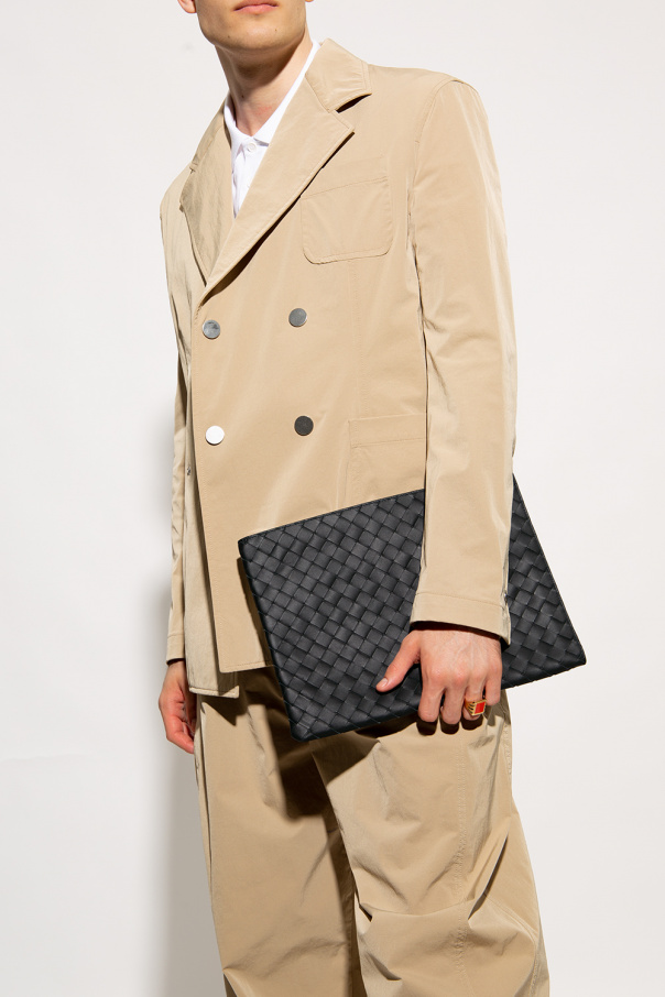 bottega cotton Veneta Leather briefcase