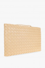 Bottega Veneta beige ‘Pouch Large’ handbag