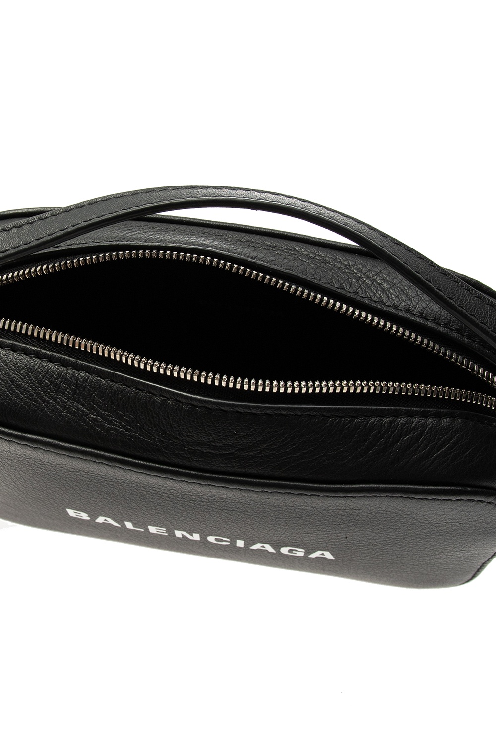 BALENCIAGA: Everyday Camera Bag In Leather Black Balenciaga Mini Bag ...