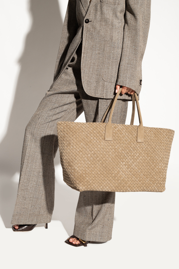 Bottega Veneta ‘Cabat Large’ suede shopper bag