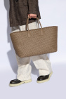Bottega Veneta BROWN ‘Cabat Large’ shopper bag