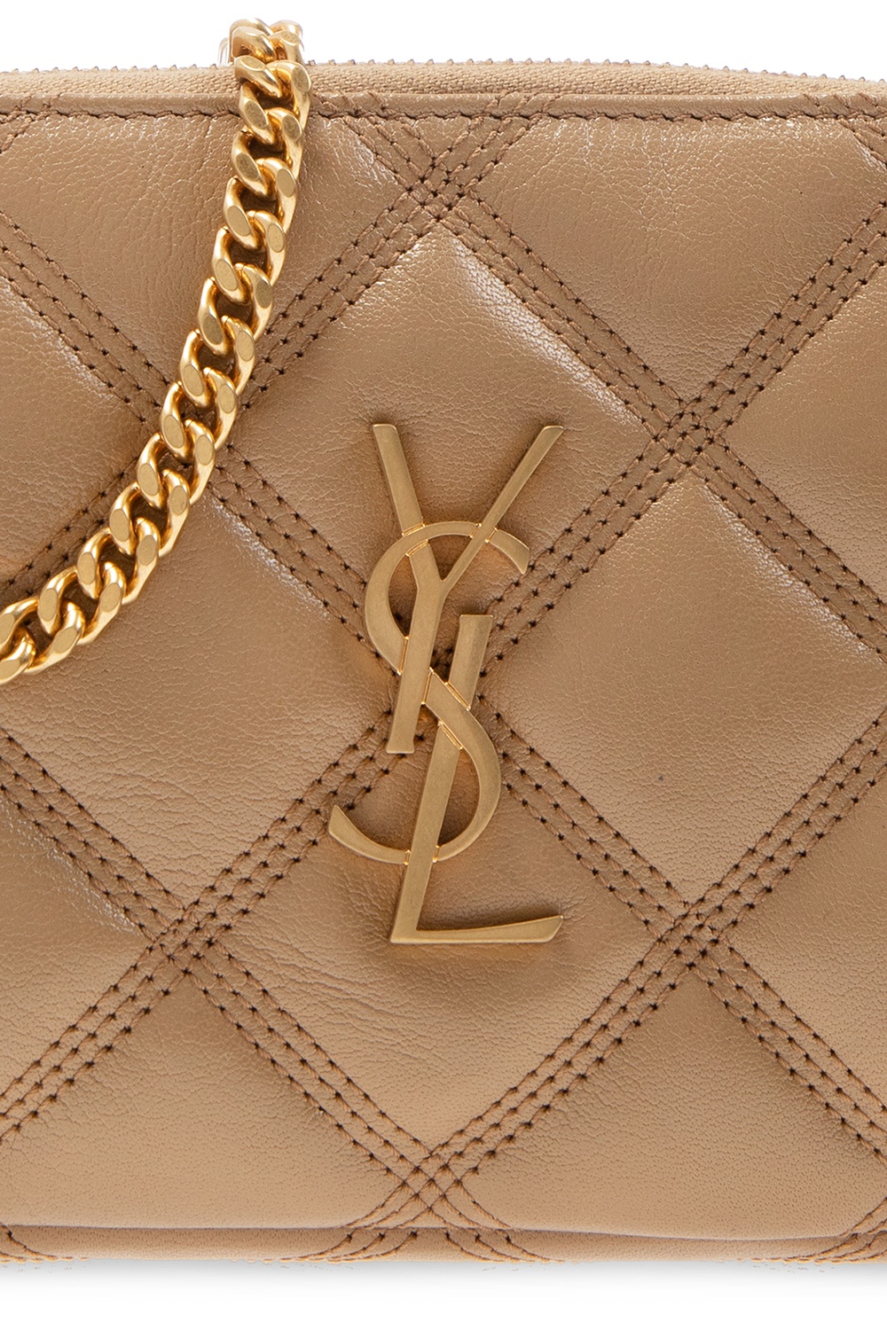 Yves Saint Laurent Becky Quilted Leather Shoulder Chain Bag