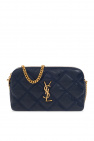 Yves Saint Laurent Pre-Owned panelled zipped handbag Black
