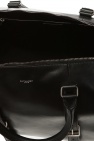 Saint Laurent BLACK Leather holdall bag