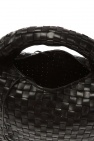 Bottega Veneta BLACK ‘Intrecciato’ weave handbag