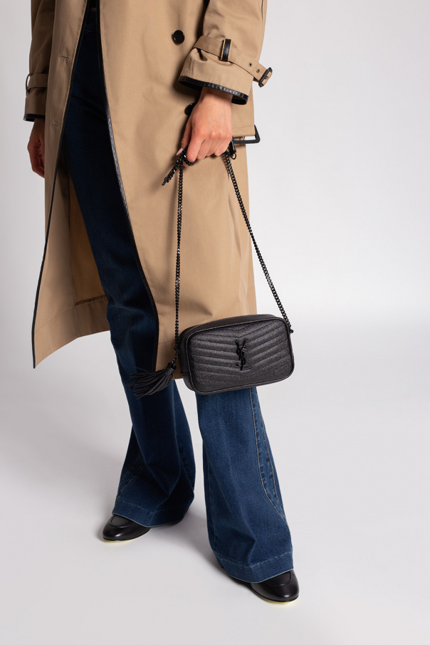 Black 'Lou Mini' quilted shoulder bag Saint Laurent - Vitkac TW