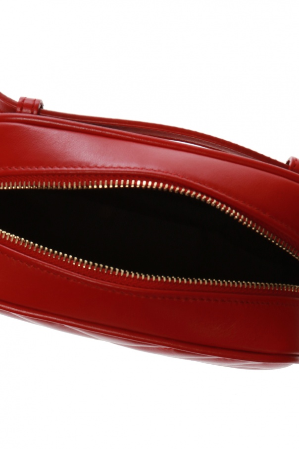 Saint Laurent Lou Belt Bag Leather Red