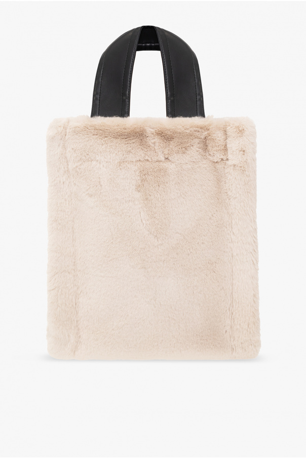 STAND STUDIO ‘Delphine’ faux fur shopper Printed bag
