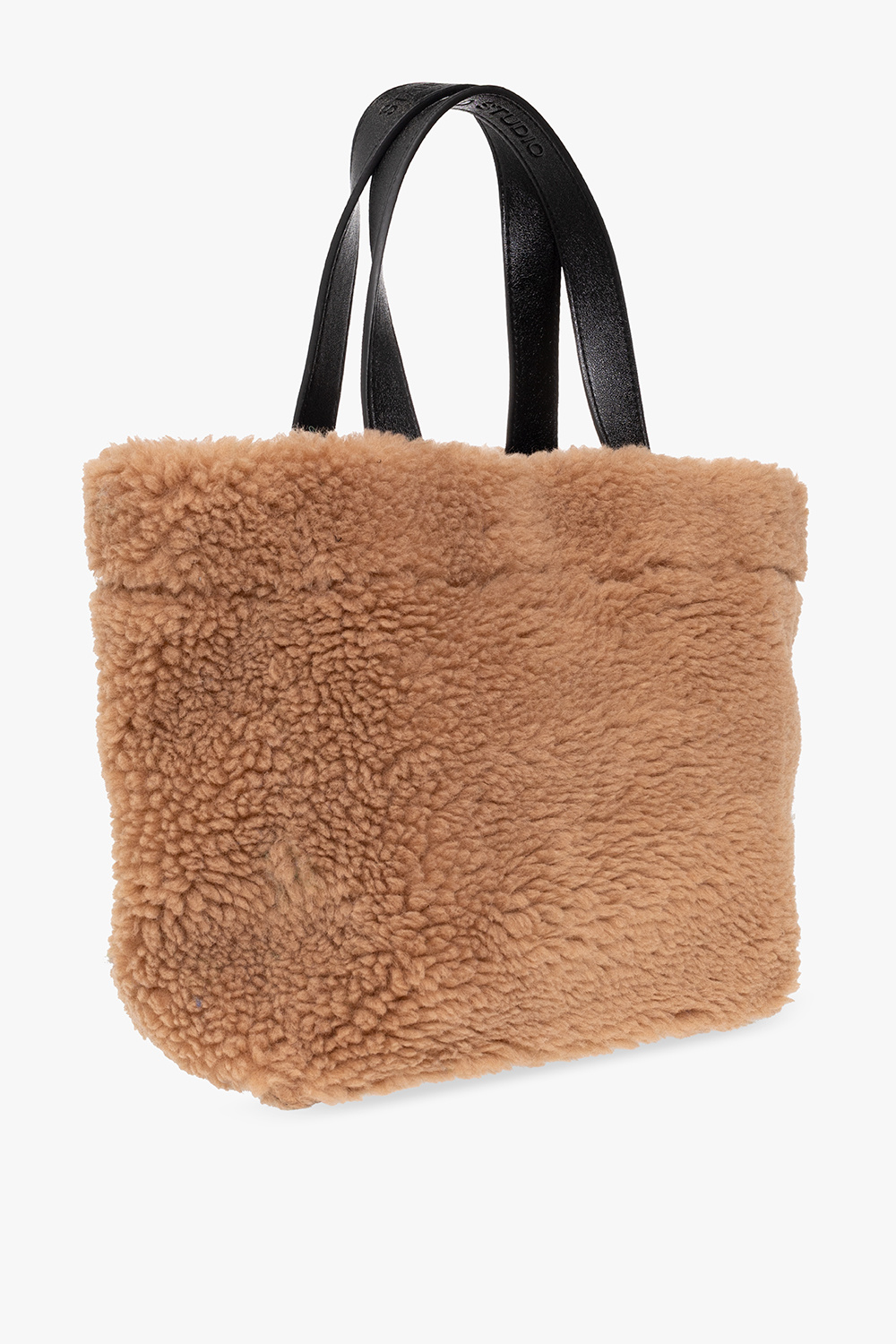 STAND STUDIO Faux fur shopper When bag