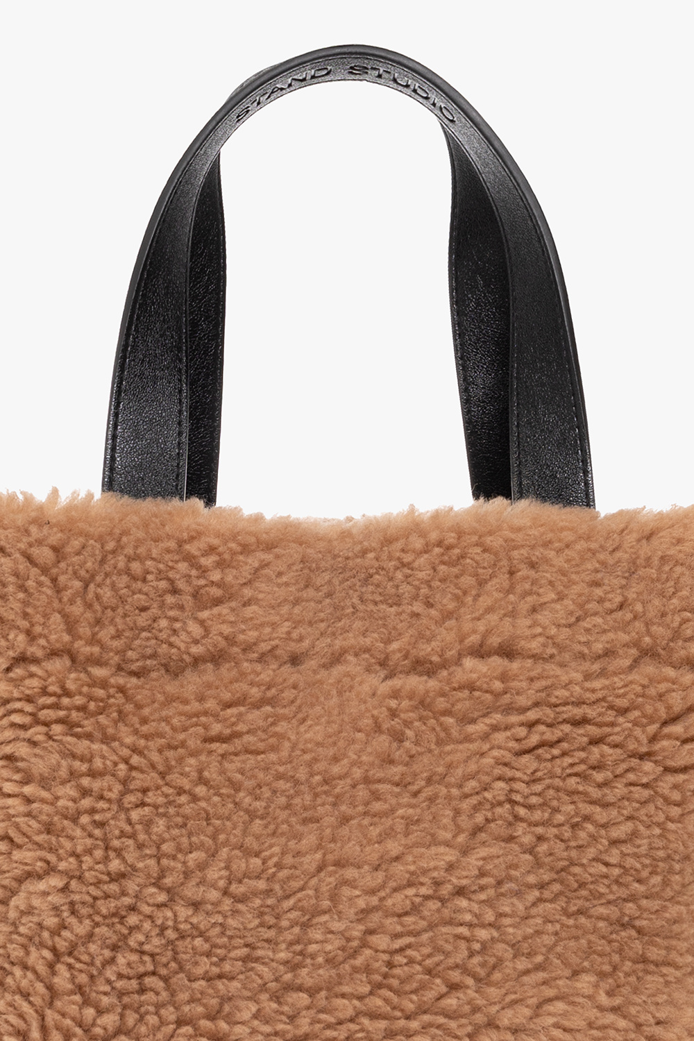 STAND STUDIO Faux fur shopper bag