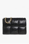 Kate black leather shoulder bag