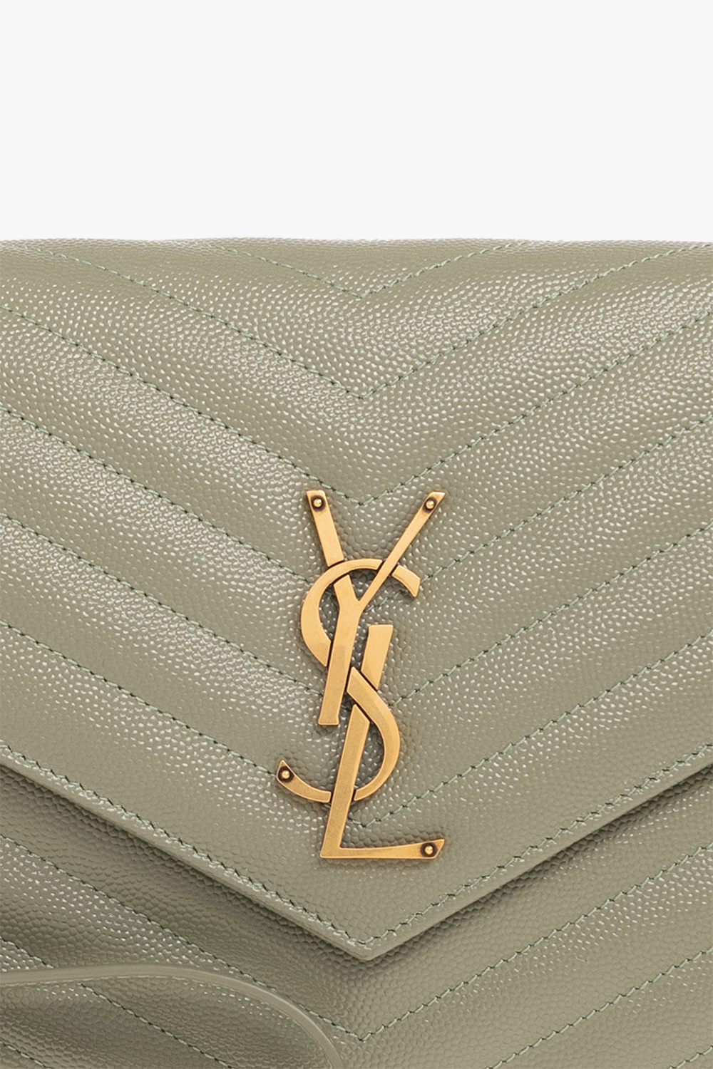 Green 'Cassandre' card holder Saint Laurent - Vitkac TW