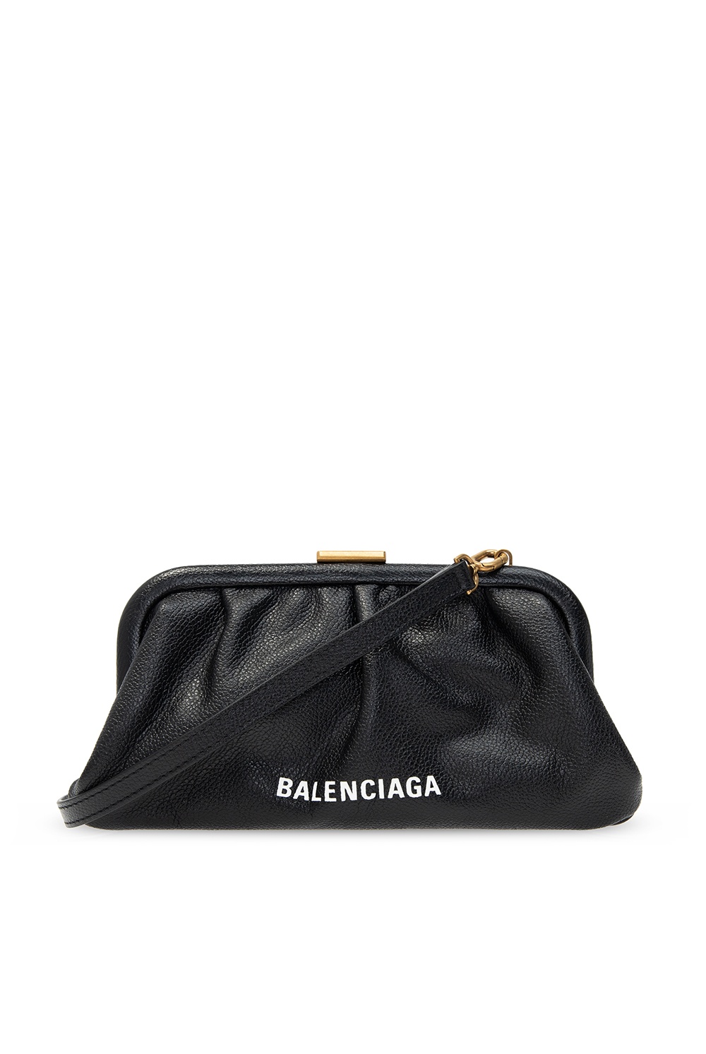 BALENCIAGA Cloud bag in grained leather  Black  Balenciaga clutch 618899  1IZOM online on GIGLIOCOM