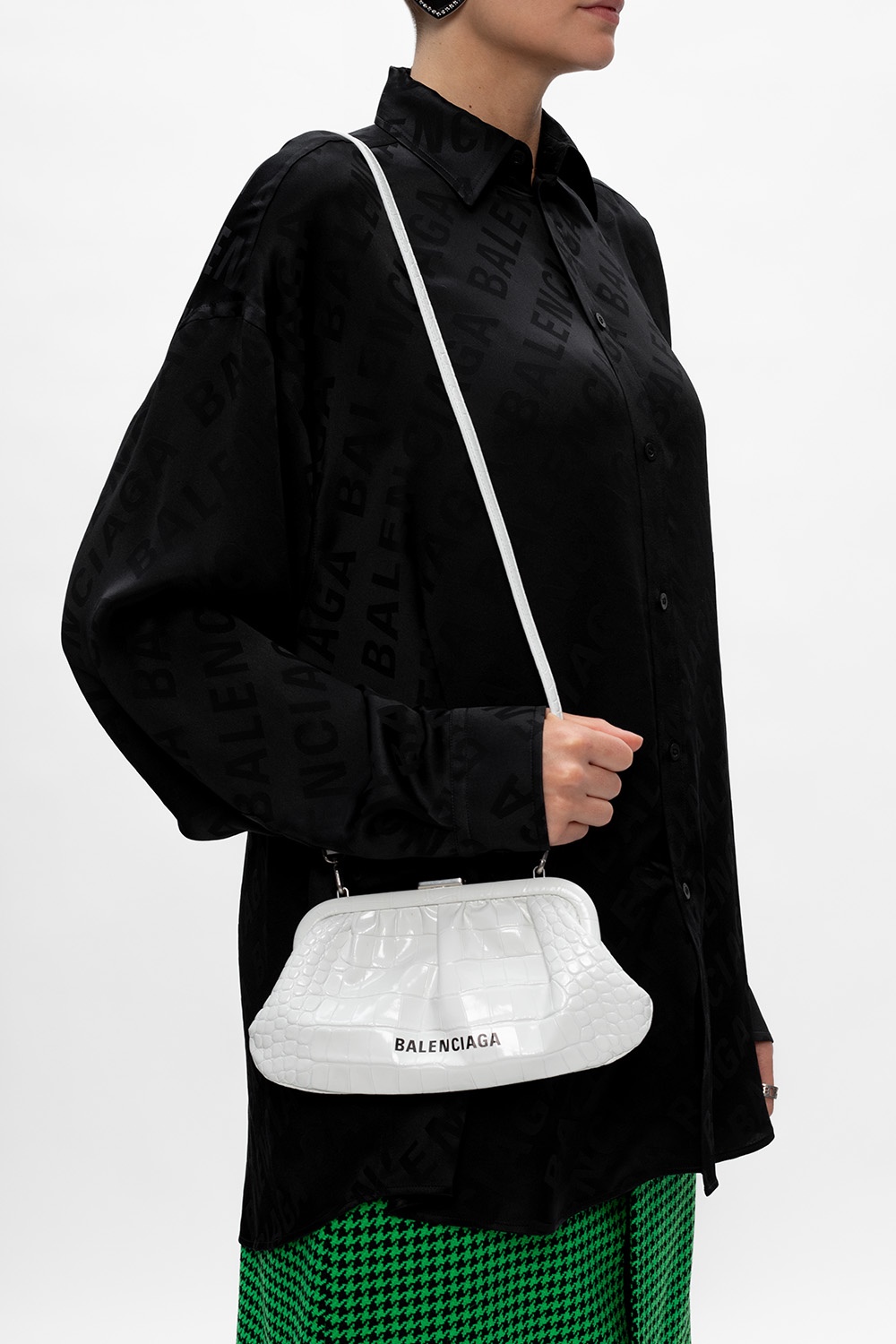 Balenciaga Clutch Cloud XS bag in light blue leather  Gaja Refashion