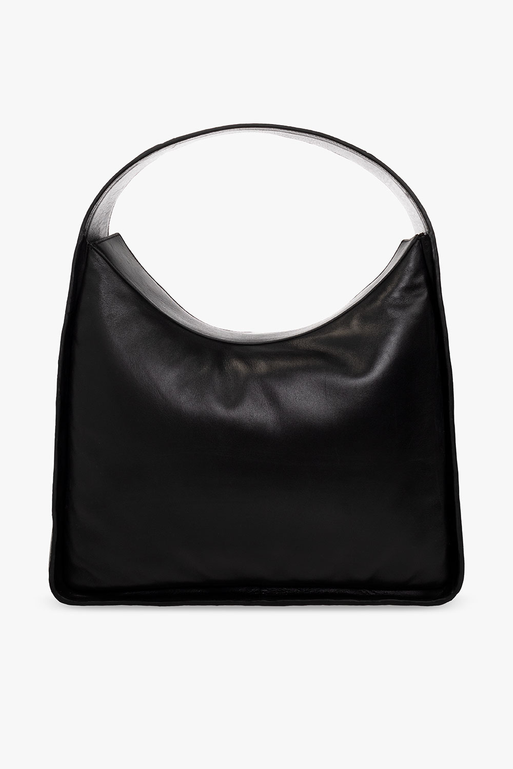 Tory Burch Kira Chevron Soft Straw Small Flap Shoulder Bag in Black