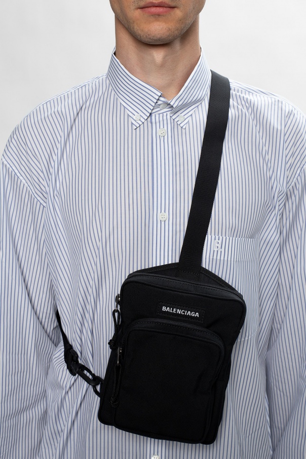 Balenciaga ‘Explorer’ shoulder bag with logo