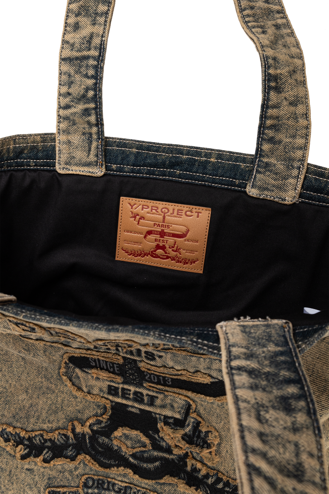 Y Project Denim shopper bag