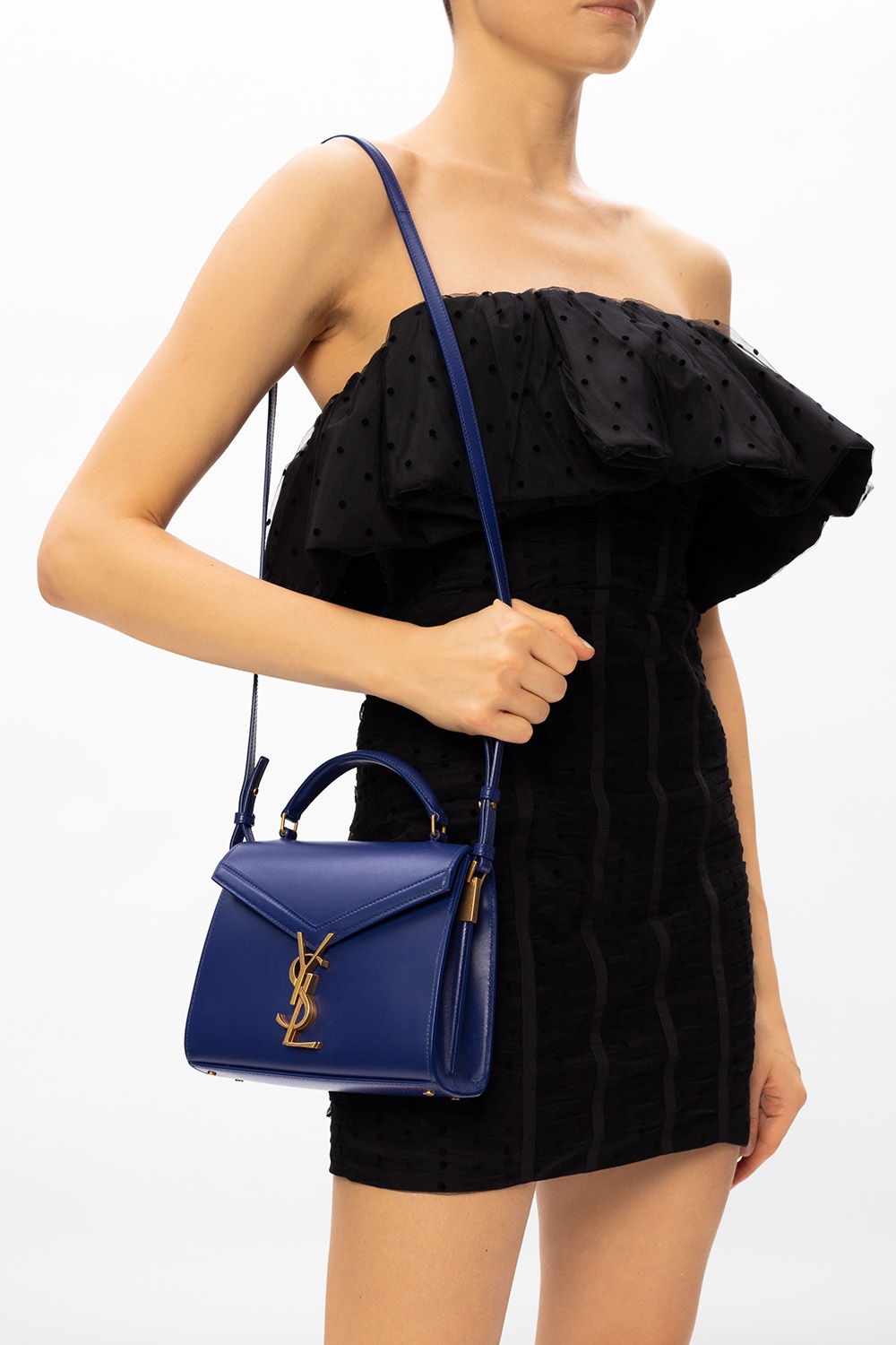 Yves Saint Laurent Cassandra Embossed Crossbody Bag