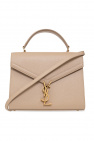 saint laurent ysl clutch gold metallic leather pyramid designer bag