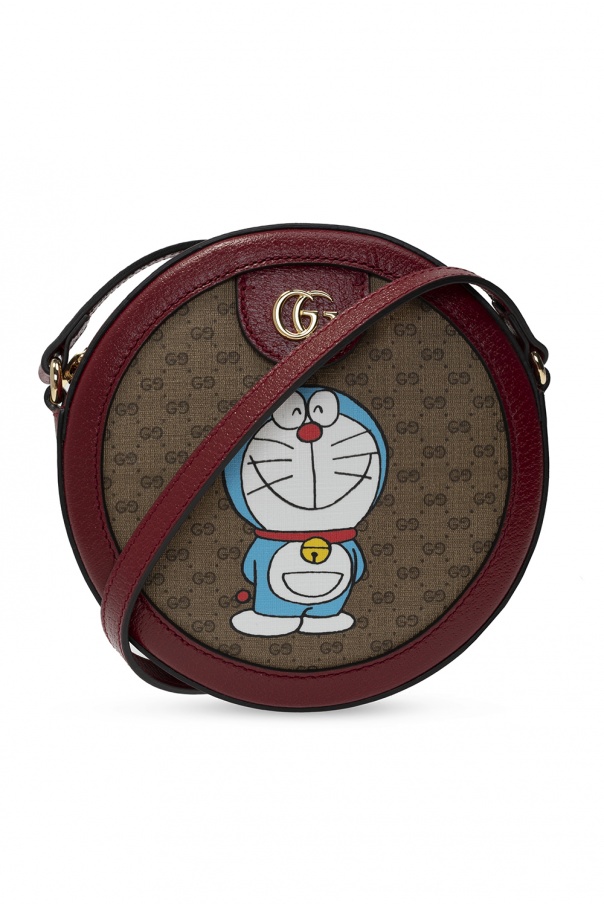 gucci doraemon round bag