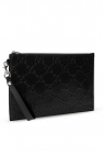 gucci high-top Clutch with logo