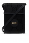 Gucci gucci 1973 handbag in black grained leather