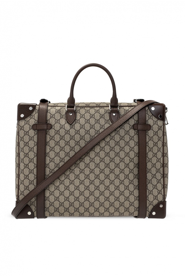gucci rectangular Holdall bag with logo