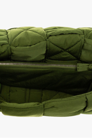 Bottega Veneta: Green Padded Tech Cassette Bag