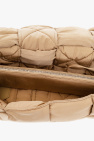 Bottega Veneta beige ‘Padded Tech Cassette Medium‘ shoulder bag