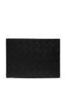 Bottega Veneta BLACK ‘Intrecciato’ weave document case