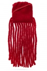 bottega veneta cotton blend mesh knit minidress