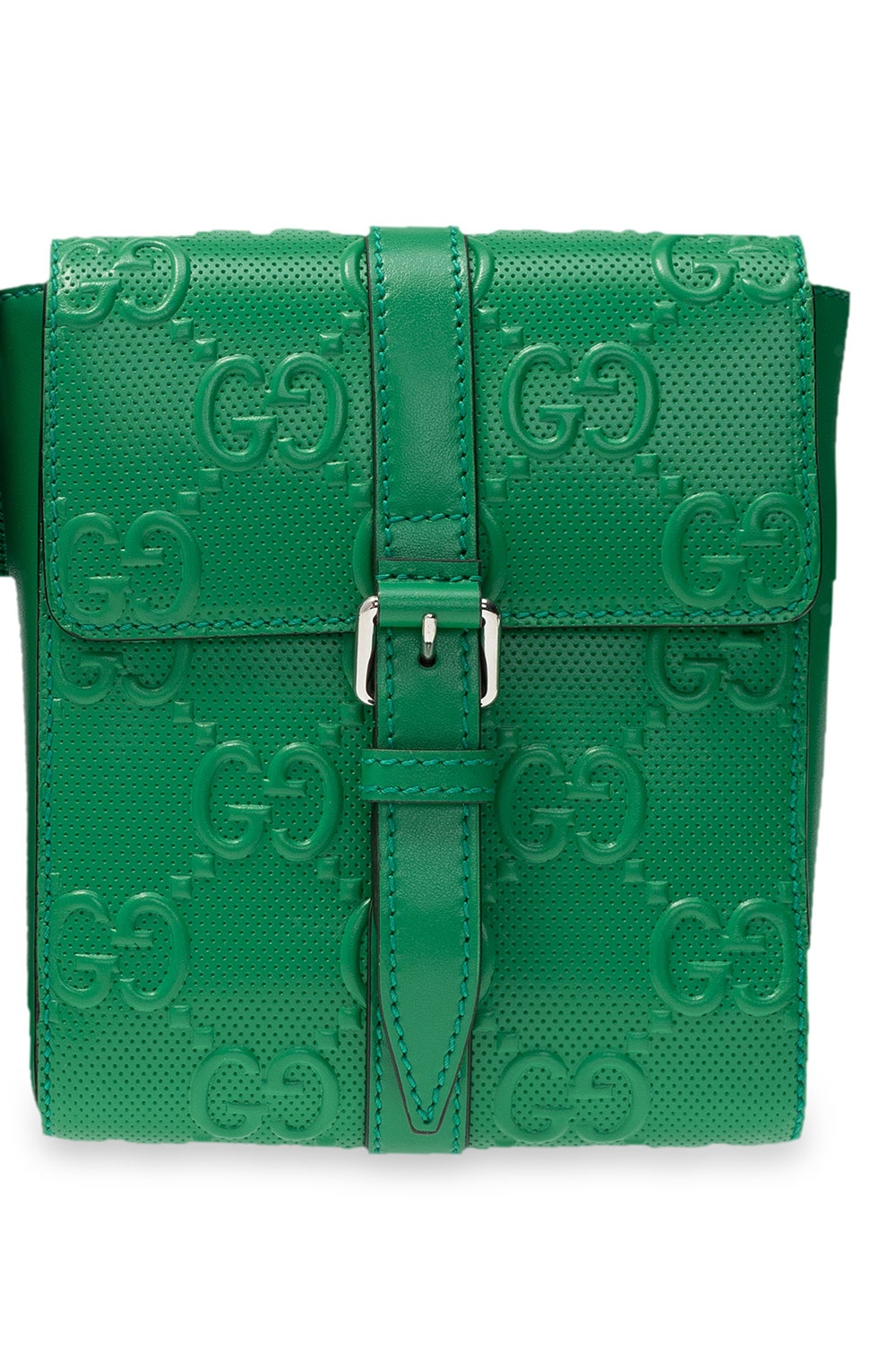 Neo vintage leather belt bag Gucci Green in Leather - 27757949