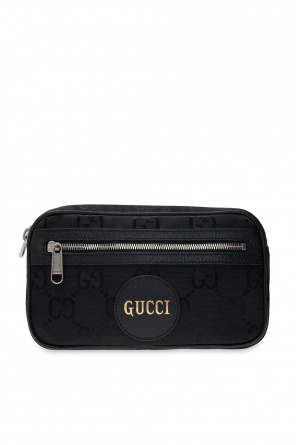 Gucci GG monogram-embossed clutch Grau