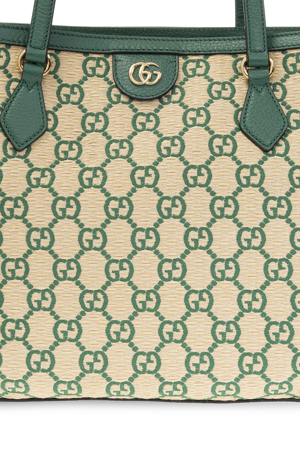 Buy Gucci Ophidia Medium GG Tote Bag 'Green GG Straw Effect' - 631685 2Y4EG  8965