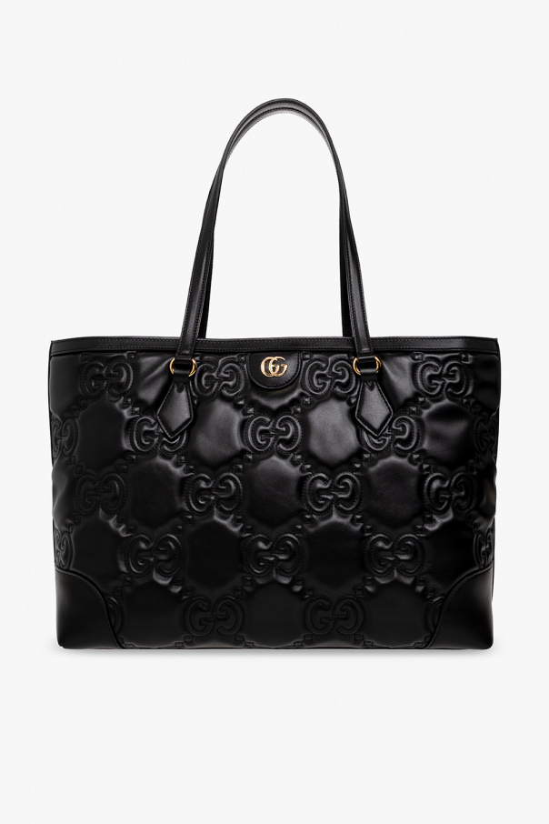 Leather shopper bag od Gucci
