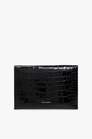 Alexander McQueen ‘Envelope’ leather clutch