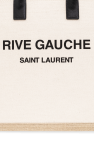 Saint Laurent cream ‘Rive Gauche North/South’ shopper bag