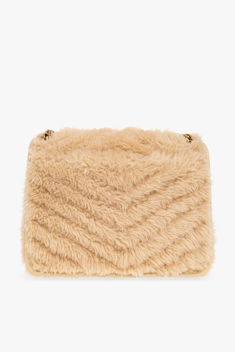 Saint Laurent ‘Niki Medium’ fur shoulder bag