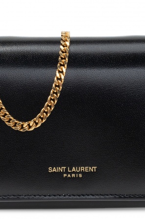 Beige Leather card holder Saint Laurent - Vitkac Germany