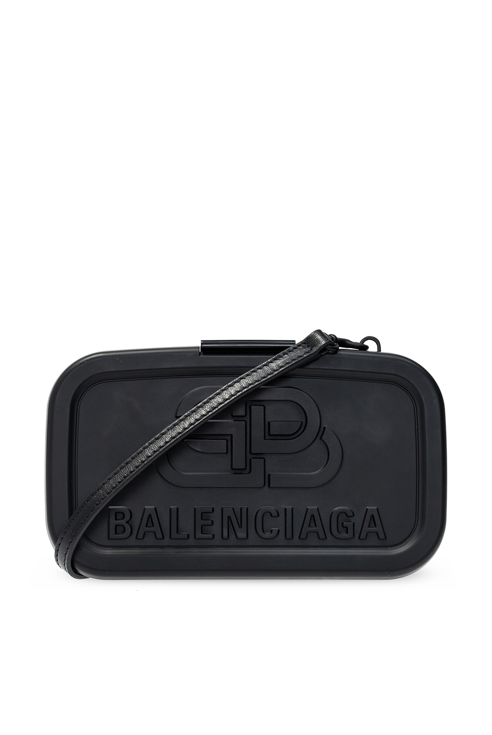 Balenciaga Logo Lunch Box Bag Plastic Red
