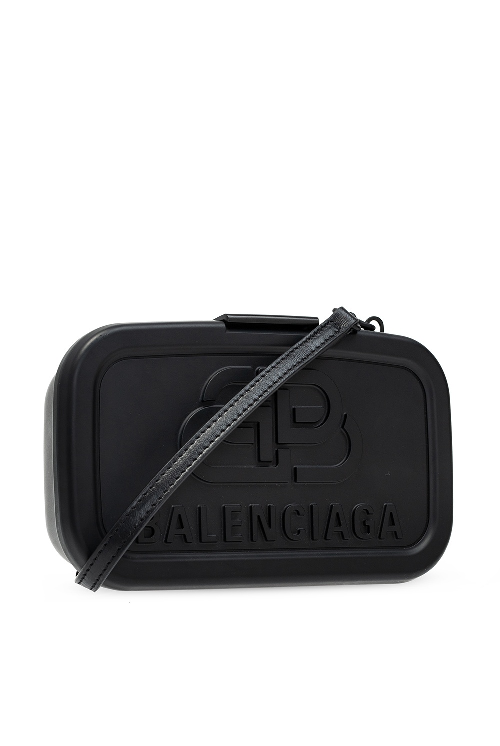 Balenciaga white Small Lunch Box Case Bag
