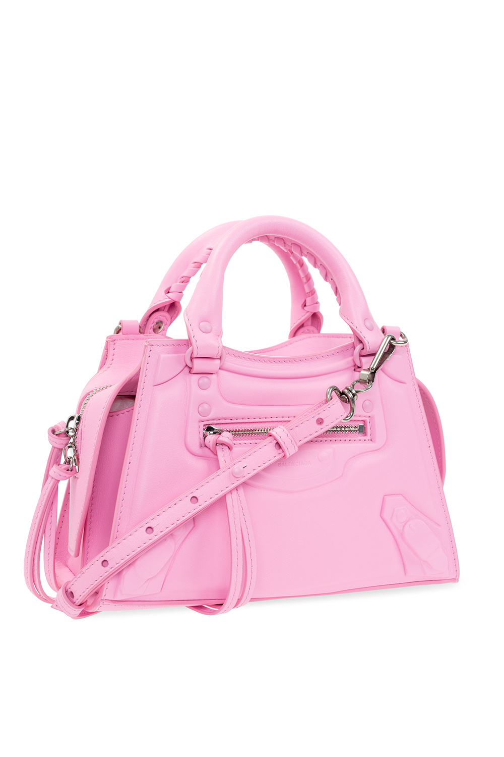 Balenciaga Mini Neo Classic Leather Top Handle Bag in Pink  Lyst