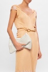 Bottega Veneta WHITE ‘BV Crisscross’ clutch