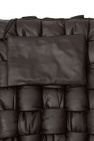bottega Black Veneta ‘Intrecciato’ weave tote bag