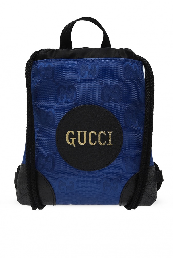 gucci argentata Backpack with logo