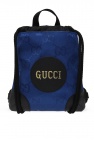 gucci argentata Backpack with logo