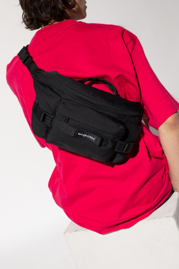 Balenciaga fendi suede drawstring backpack