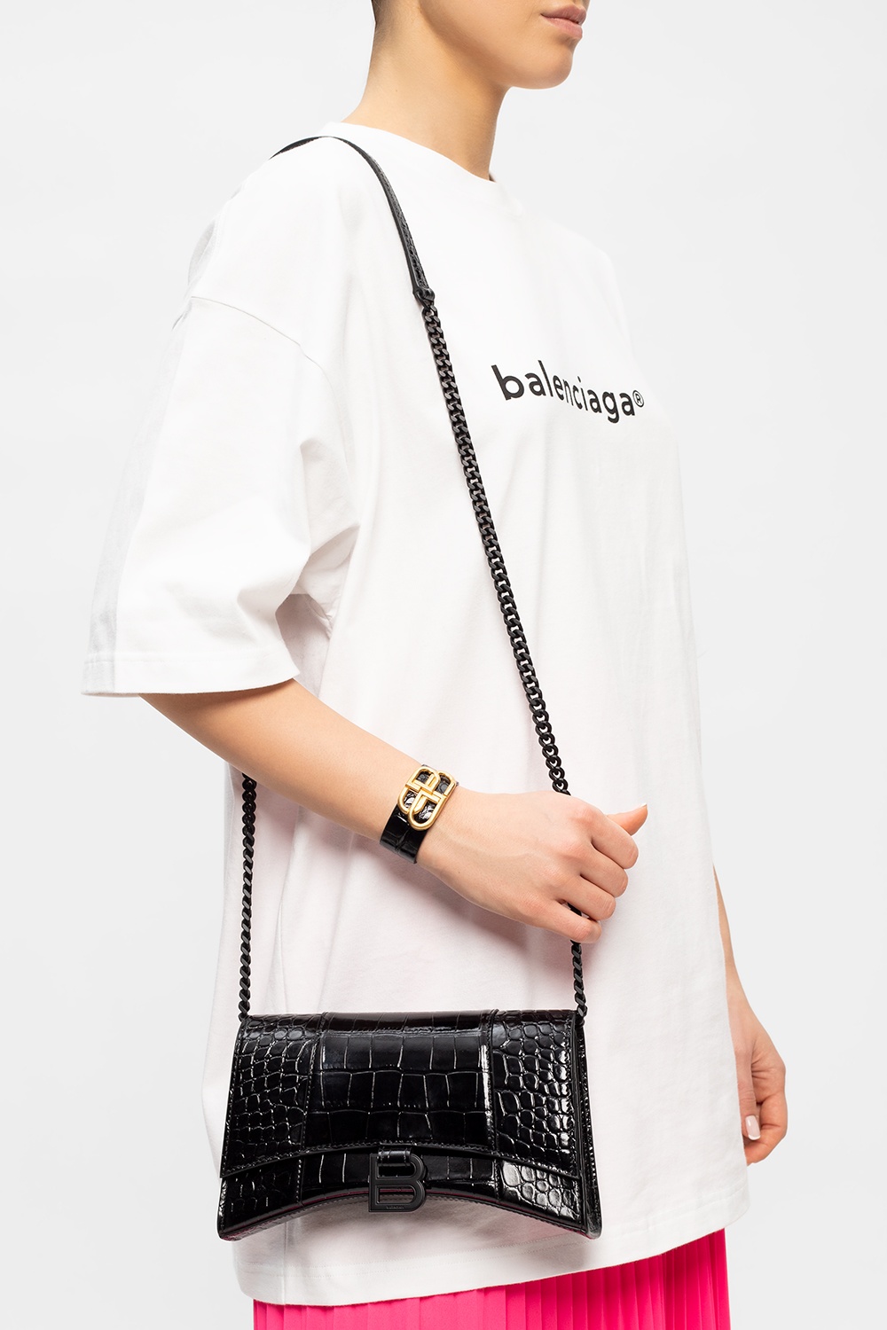 Balenciaga 'Hourglass' shoulder bag, Women's Bags