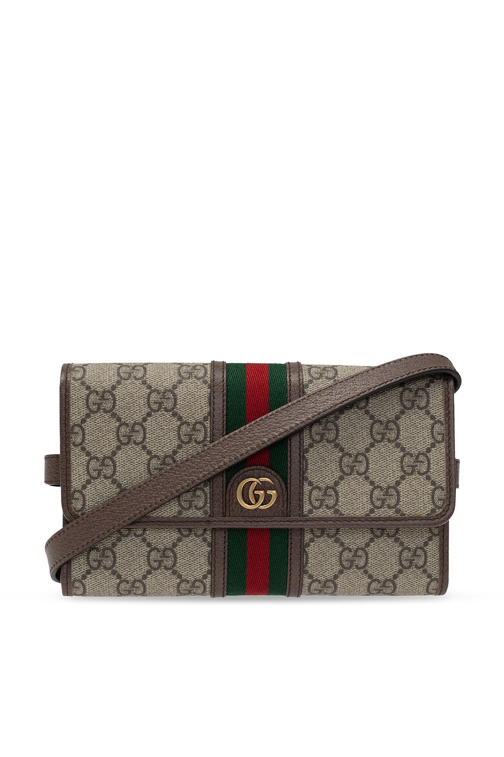 Brown Wallet with bee motif Gucci - Vitkac GB